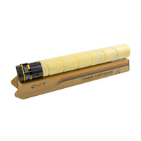 CET Konica Minolta Bizhub C454/554/454e/554e TN-512Y Toner Cartridge - Standard Yield - Yellow-Color: Yellow