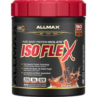 Allmax Isoflex 100% Pure Whey Protein Isolate Powder - Cocolate - 1 lb-Allmax Isolate Protein - 1lb Chocolate