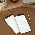 Mead West Village Daily & Weekly To-Do Note Pads - 7-3/4" H x 3-7/8" W - 52 Sheets - 2 Pack-Soft-touch headband: Comfortable, durable binding