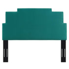 Modway Kasia Performance Velvet Twin Headboard - Teal-Performance Velvet Upholstery