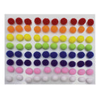Creativity Street Peel & Stick Poms - 2 Packs of 240-Assorted 8 colors include White, Pink, Purple, Blue, Yellow, Orange, Green and Red