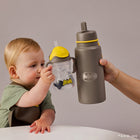 b.box Insulated Flip Top - 1 L - Batman-Made from stainless steel, PP and silicone, Free from BPA