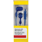 Staples In-Ear Headphones with Microphone, Blue-Quality Sound