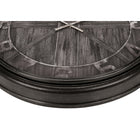 Monarch Specialties Clocks 30" Round Large Wall Clock - Brown -No assembly required, simply insert 1pc AA battery (not included) and hang on the wall for a chic, decorative accent
