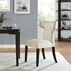 Modway Curve Fabric Dining Chair - Beige-Webbing and Zigzag Spring Support