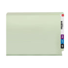 Smead End Tab Pressboard Folders with 2 Fasteners - Letter Size - 25 pt. - 2" Expansion - 25 Pack-One Straight Cut Tab