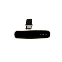 TUCCI Italy Travel Luggage 110lb/50kg Portable Digital Scale with Unit Conversion - White-Compact & Portable Digital Luggage Scale - Easily weigh bags before travel to avoid overweight baggage fees