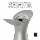 Umbra Otto Wall Mount Automatic Soap and Sanitizer Pump - 8.5oz (250ml) - Nickel-Soap Pump