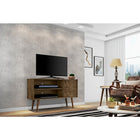 Manhattan Comfort Liberty 42.52" TV Stand, Rustic Brown (212BMC9)-Upon Assembly, Measures: 42.52 in. Length, 25.8 in. Height, 14.17 in Depth.