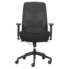Serta Destin Mesh Task Chair - Black-High Density Plush Foam