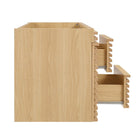 Modway Render 48" Single Sink Compatible Bathroom Vanity Cabinet - Oak-Fixtures Not Included