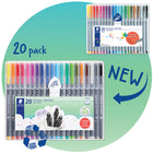 Staedtler Triplus Fineliners - 0.3mm - Assorted Colours - 20 Pack-Assorted colours