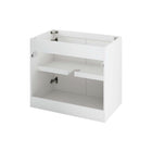 Modway Bryn 30" Wall-Mount Bathroom Vanity - White-Soft-Close Doors