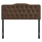 Modway Annabel Premium Linen Blend King Headboard - Cocoa-Dense Foam Padded Headboard