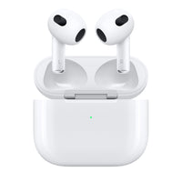 Apple AirPods (3rd Gen.) with MagSafe Charging Case-With a contoured design and shorter stem, AirPods are designed to direct sound into your ears