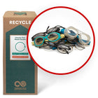 TerraCycle Eyewear - Zero Waste Box - Large-Recycle any brand and size of glasses, goggles, sunglasses, or other eye wear. This includes broken spectacles, sunglasses, glasses, ski goggles, safety glasses and swim goggles.