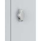 Ceha KDK Series 4-Tier Locker - Bank of 3 - Grey-8