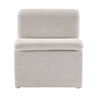 Modway Lume Boucle Upholstered Armless Accent Chair - Parchment-7