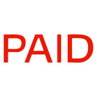 Trodat Printy 4911 Climate Neutral Self-Inking Stamp - "PAID"-Replaceable ink pad cartridge