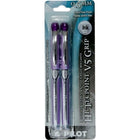 Pilot Hi-Tecpoint Grip Roller Ball Pens – 0.5mm – Purple – 2 Pack (BXGPN-V5-PE)-Roller ball pen