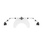 SHOPPINGALL Dual LCD LED Monitor Mount Stand with 2 Adjustable Arms for 13"-32" Monitors with 3 Mounting Options in The Box - SA-D29S-White-[INTEGRATED CABLE MANAGEMENT & ANTI-SKID PAD] Store your cables neat and organized with built-in cable management clips on the centre pole, save your desk space and keep your workstation clean. Anti-skid pad on the free standing base protects the desk from damage.