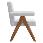 Modway Lyra Fabric Dining Room Chair - Light Grey - 2 Pack-Assembly Required