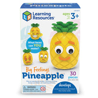Learning Resources Big Feelings Pineapple-The Big Feelings Pineapple comes with a full-color guide that includes suggested faces and feelings to make designing social-emotional activities for preschoolers that much easier