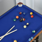 Soozier 54.3" L Portable Mini Billiard Table - Foldable Pool Table - Blue-Won't take up too much space with its mini size and easy storage when not in use