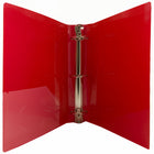 JAM Paper Plastic 2" 3-Ring Binder - Red -This document holder is a staple for all of your projects, assignments, memos, school work, and any other important documents that need to be kept safe