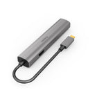 Kopplen Type-C 6-in-1 Multi Hub - Space Grey-Superspeed Transmission: The USB adapter features 2 USB 3.0 Type-A ports with 5Gbps speeds, allowing quick transfer of large files in minutes