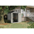 Suncast Everett Storage Shed - 6' x 5' - Dove Grey-Perfect for all of your large scale storage needs.