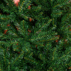 HOMCOM 7' Artificial Christmas Tree with 865 Branch Tips - Green-Overall Dimension: Φ35.8" x 84"H 