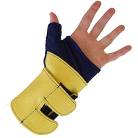 Impacto 705-20 Fingerless Wrist Support, Large-Anti-impact and anti-vibration glove with wrist support