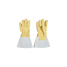 Aqua-Hide Leather Glove, Elasticcuff Lined 2XL (7-951060/1-2XL)-Size : Large