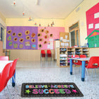 Ashley Productions The Original Fun Mat Mat Runner - 15.5" x 47" - Believe - Achieve - Succeed - Chalk Loops-Easy to Clean: The absorbent, soft surface makes spills and messes quick to clean up.