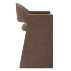 Modway Talia 37" Upholstered Fabric Counter Stool - Mocha-Fixed Padded Seat/Backrest