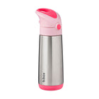 b.box - Insulated Drink Bottle - 500ml - Flamingo Fizz-Double-wall insulation keeps drinks hot or cold for hours.