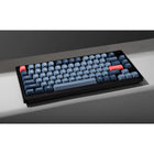 Keychron V1 Max RGB Wireless Mechanical Keyboard - Brown Switch - 75% Layout with Knob - Carbon Black-Powerful Performance: A powerful ARM architecture MCU equipped with 256K Flash will provide more flexibility for developers. The polling rate is 1000 Hz right out of the box, which makes the latency hardly noticeable even in competitive games.