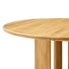 Modway Rivian Round 48" Wood Dining Table - Oak-9