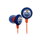 NHL iHip Slap Shot Earphones - Edmonton Oilers-Earphones from iHIP provide professional-quality audio and excellent noise isolation in a small and lightweight design