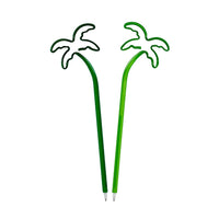 Merangue Palm Free Topper Pen - 1.0mm - Black-Ballpoint pen with palm-shaped topper