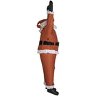 GEMMY Airblown Inflatable Christmas Santa Hanging From Roof - 78"-Lights up with energy-efficient LED light