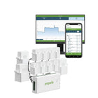 Emporia Vue 3 Smart 3-Phase Home Energy Monitor with 8 50A Circuit Level Sensors-Installs inside most residential circuit panels using clamp on sensors for simple integration with existing electrical systems, panels that only allow access to busbars may not be compatible so the electrical panel should be inspected before installation to confirm compatibility