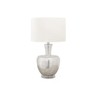 Monarch Specialties 26" H Contemporary Table Lamp - Silver Glass / Ivory / Cream Shade-Glamourize your decor with this contemporary 26"h table lamp, featuring a stylish silver glass body on a clear acrylic base and an elegant ivory fabric shade, perfect for adding a touch of sophistication to any room