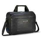 Nextech Business Case with 15.6" Laptop Compartment - Black-Designed with four zippered compartments to keep your essentials organized