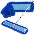 Gritt Commercial All-In-One 48” Microfiber Dust Mop Set with 72" Telescopic Handle - 4 Pack-10