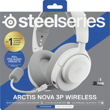 SteelSeries Arctis Nova 3P Wireless Gaming Headset for PlayStation