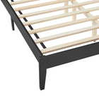 Modway Sirocco Rattan and Wood Full Platform Bed - Black-9