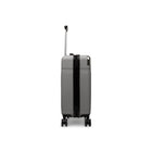 Bugatti Monaco 21.5" Hardside Carry-on  Luggage - Vegan Leather Trim -  Grey-Telescopic trolley handle with multi-stage
locking heights