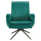 Modway Superior Performance Velvet Swivel Chair - Teal-Assembly Required
